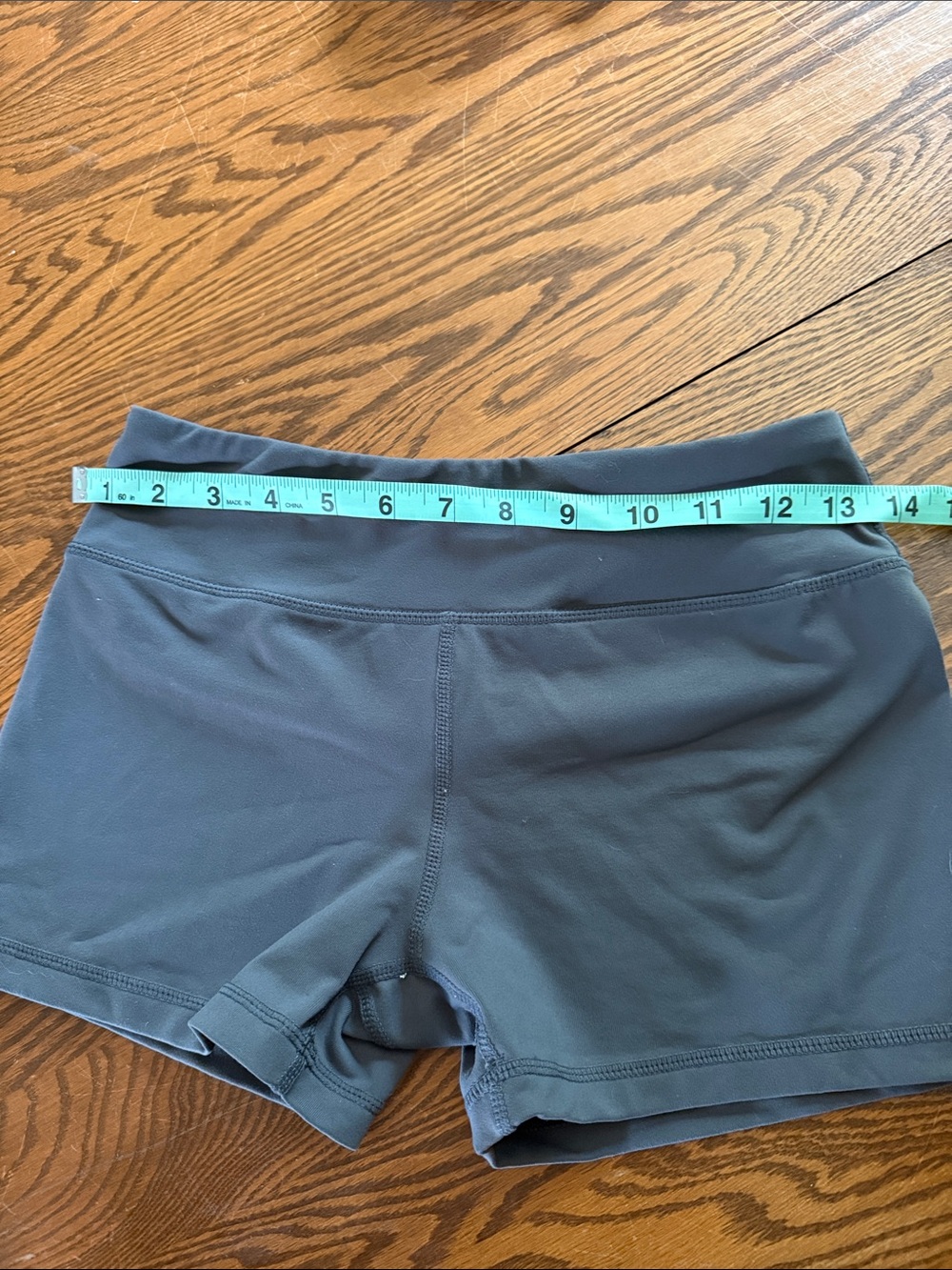 High-Waist Women's Bike Shorts - Charcoal Gray